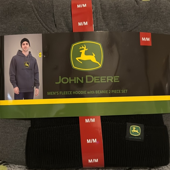 John Deere Hoodie and Beanie set - Picture 3 of 3